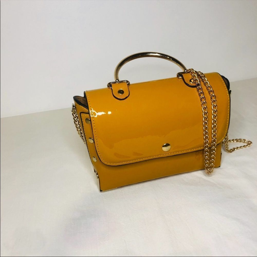 Vegan Leather Turmeric Color Purse